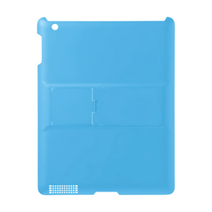 PDA-IPAD38LB / iPadハードスタンドカバー(ライトブルー)
