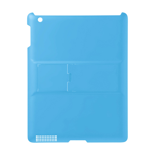 PDA-IPAD38LB / iPadハードスタンドカバー（ライトブルー）
