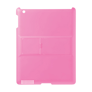 PDA-IPAD38P / iPadハードスタンドカバー(ピンク)