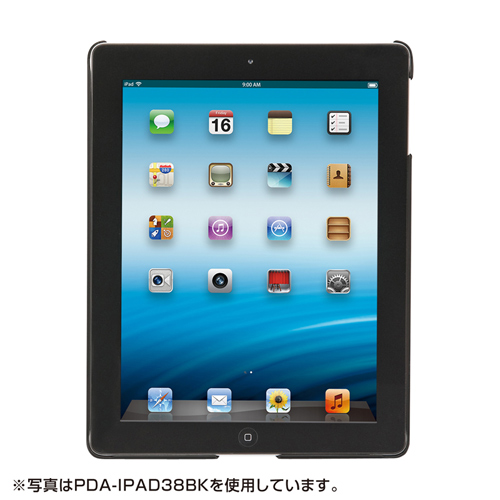 PDA-IPAD38R / iPadハードスタンドカバー（レッド）