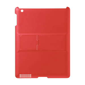 PDA-IPAD38R / iPadハードスタンドカバー(レッド)