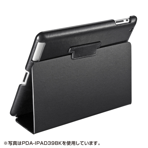 PDA-IPAD39R / iPadソフトレザーケース（レッド）