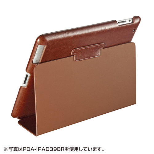 PDA-IPAD39W / iPadソフトレザーケース（ホワイト）