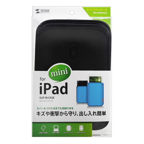 PDA-IPAD45BK / スリップインケース（ブラック）