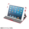 PDA-IPAD46R / ソフトレザーケース（レッド）