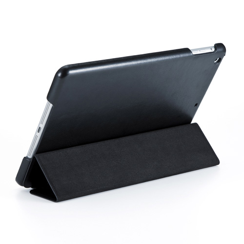 PDA-IPAD57BK / iPad Air ソフトレザーケース（ブラック）