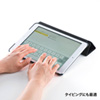 PDA-IPAD57BK / iPad Air ソフトレザーケース（ブラック）