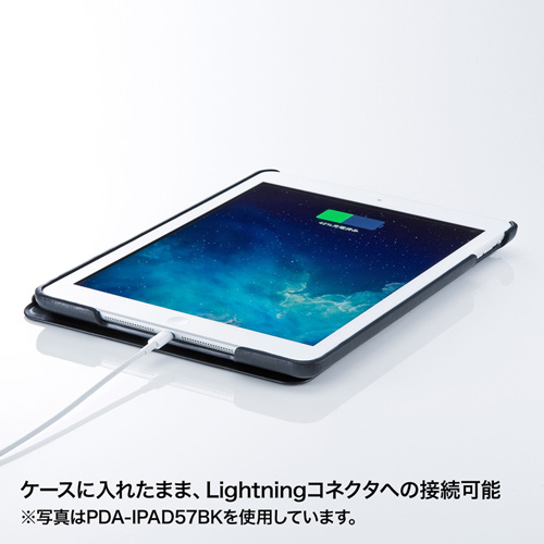 PDA-IPAD57R / iPad Air ソフトレザーケース（レッド）