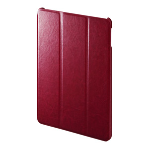 PDA-IPAD57R / iPad Air ソフトレザーケース（レッド）