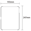 PDA-IPAD5W iPadハードカバー(ホワイト) PDA-IPAD5W / iPadハードカバー(ホワイト)