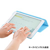 PDA-IPAD64BL / iPad Air 2ハードケース（スタンドタイプ・ブルー）