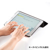 PDA-IPAD67BK / iPad Air 2ソフトレザーケース（ブラック）