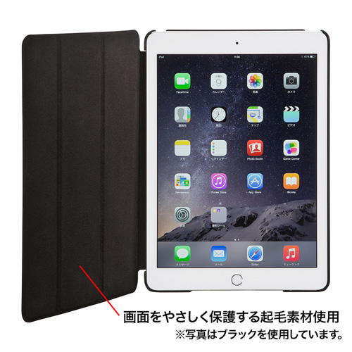 PDA-IPAD67R / iPad Air 2ソフトレザーケース（レッド）