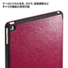 PDA-IPAD67R / iPad Air 2ソフトレザーケース（レッド）