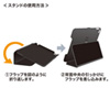 PDA-IPAD74BK iPad mini4 ハードケース(スタンドタイプ・ブラック) PDA-IPAD74BK / iPad mini4 ハードケース(スタンドタイプ・ブラック)