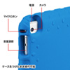 PDA-IPAD75BL iPad mini4衝撃吸収ケース(ブルー) PDA-IPAD75BL / iPad mini4衝撃吸収ケース(ブルー)