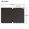 PDA-IPAD87BK 12.9インチiPad Proソフトレザーケース(ブラック) PDA-IPAD87BK / 12.9インチiPad Proソフトレザーケース(ブラック)