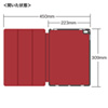 PDA-IPAD87R 12.9インチiPad Proソフトレザーケース(レッド) PDA-IPAD87R / 12.9インチiPad Proソフトレザーケース(レッド)