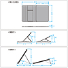 PDA-IPAD8BK / iPadスタンドケース