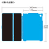 PDA-IPAD94BL iPad Pro9.7インチ iPad Air2 ハードケース(スタンドタイプ・ブルー) PDA-IPAD94BL / iPad Pro9.7インチ iPad Air2 ハードケース(スタンドタイプ・ブルー)
