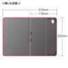 PDA-IPAD97R 9.7インチiPad Pro用スリムフラップケース(レッド) PDA-IPAD97R / 9.7インチiPad Pro用スリムフラップケース(レッド)