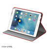 PDA-IPAD97R / 9.7インチiPad Pro用スリムフラップケース（レッド）