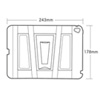 PDA-IPAD99BK iPad Pro9.7インチ 耐衝撃ケース PDA-IPAD99BK / iPad Pro9.7インチ 耐衝撃ケース
