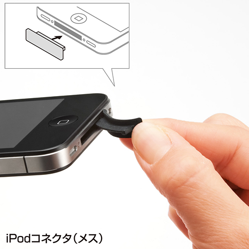 PDA-IPCASETBK / iPhone/iPodキャップセット（ブラック）