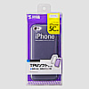PDA-IPH002BK / iPhone 5c用TPUソフトケース（クリアブラック）