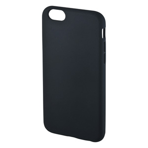 PDA-IPH004BK / iPhone 6s・6用シリコンケース(ブラック)