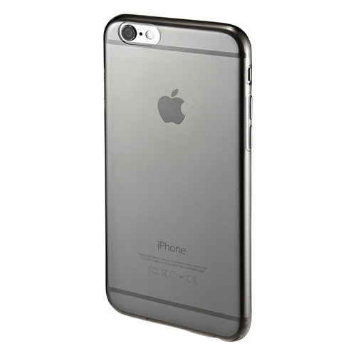 PDA-IPH005BK / iPhone 6s・6用TPUソフトケース（クリアブラック）