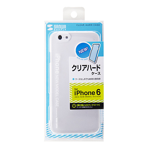 PDA-IPH006CL / iPhone 6s・6用クリアハードケース（クリア）