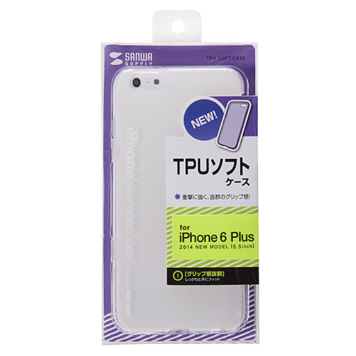 PDA-IPH009CL / iPhone 6s Plus・6 Plus用TPUソフトケース（クリア）