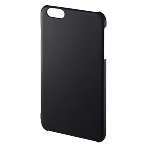PDA-IPH010BK / iPhone 6s Plus・6 Plus用ラバーコーティングハードケース(ブラック)
