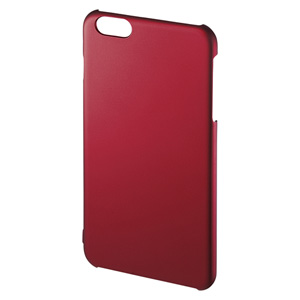 PDA-IPH010R / iPhone 6s Plus・6 Plus用ラバーコーティングハードケース(レッド)