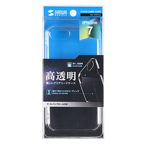 PDA-IPH014CL / クリアハードケース（iPhone 8・7・SE3・SE2クリア）
