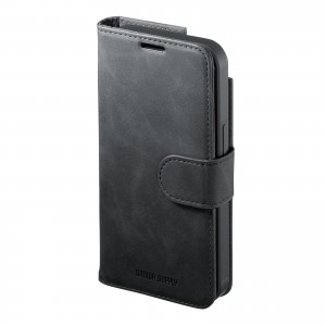 PDA-IPH030BK / Apple iPhone 17e/16e用脱着式手帳型ケース