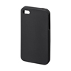 PDA-IPH40BK / iPhone 4S用シリコンケース（ブラック）