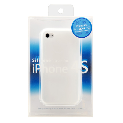 PDA-IPH40CL / iPhone 4S用シリコンケース（クリア）