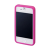 PDA-IPH40P / iPhone 4S用シリコンケース（ピンク）