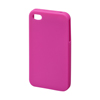 PDA-IPH40P / iPhone 4S用シリコンケース（ピンク）