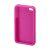 PDA-IPH40P / iPhone 4S用シリコンケース（ピンク）