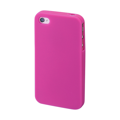 PDA-IPH40P / iPhone 4S用シリコンケース（ピンク）