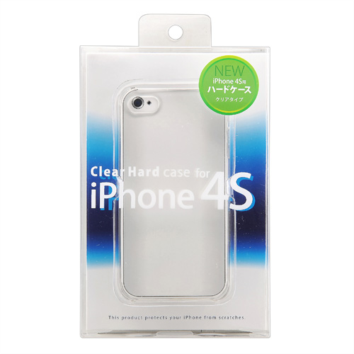 PDA-IPH45CL / クリアハードケース（iPhone 4S/4用・クリア）