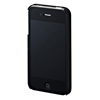 PDA-IPH46BK / ラバーコーティングハードケース（iPhone 4S/4用・ブラック）