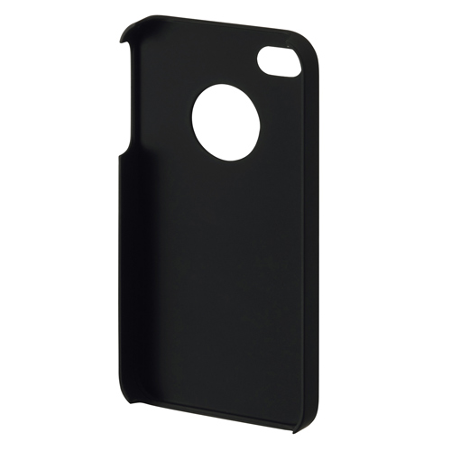 PDA-IPH46BK / ラバーコーティングハードケース（iPhone 4S/4用・ブラック）