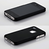 PDA-IPH46BK / ラバーコーティングハードケース（iPhone 4S/4用・ブラック）