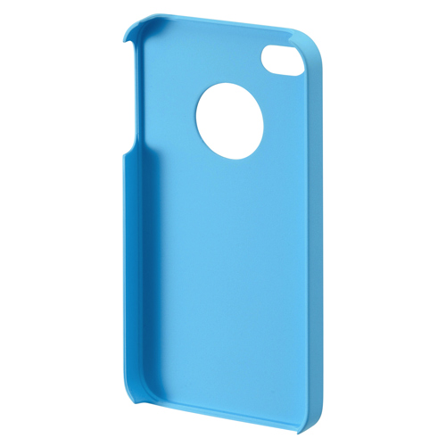 PDA-IPH46BL / ラバーコーティングハードケース（iPhone 4S/4用・ブルー）