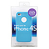 PDA-IPH46BL / ラバーコーティングハードケース（iPhone 4S/4用・ブルー）