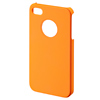 PDA-IPH46D / ラバーコーティングハードケース（iPhone 4S/4用・オレンジ）